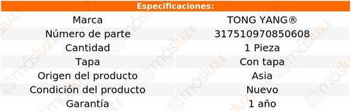 1- Depósito Anticongelante Nissan Xterra V6 4.0l 05/15 Tyg