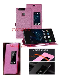 Mask Flip Cover Inteligen Sensor Huawei P9 Case Estuch Funda