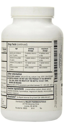 Imagen 2 de 2 de Laxante Natural 1000 Tabs Suave Fiable Ingredientes Senokot