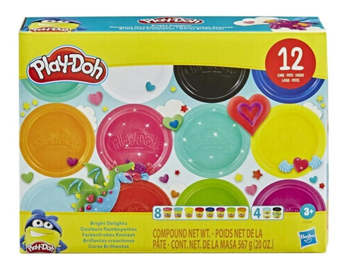 Play Doh Bright Delights Multicolor Pack F1989