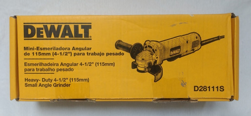 Esmeril Esmeriladora Angular Dewalt 4-1/2 (115 Mm). 850w