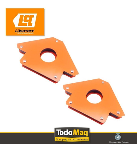 Imagen 6 de 8 de Soldadora Inverter Iron + Máscara + Escuadra Mag X 2u. Kit