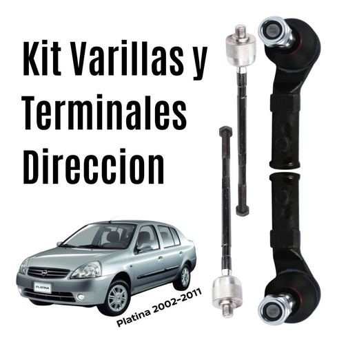 Terminales Y Varillas Dir. Hidraulica Platina 2002 Safety