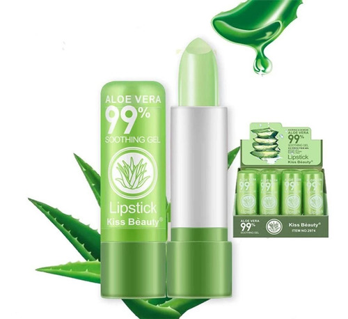 Paquete De 12 Pintalabios De Aloe Vera, Bálsamo Labial Nutri