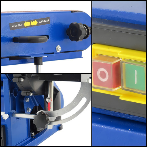 Lijadora Profesional De Banda Kld Kldlb Azul 50hz 375w 220v