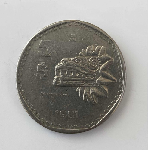 Mex 1981 5 Pesos