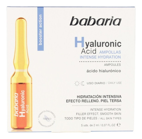 Babaria Hyaluronic Acid Ampollas Intense Hydration 0,07 Oz 