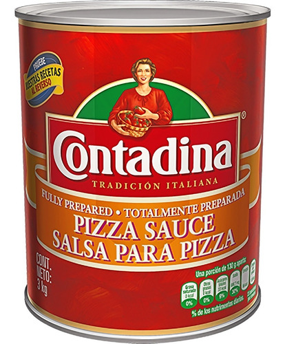 Salsa De Tomate Para Pizza Contadina Italiana 3kg