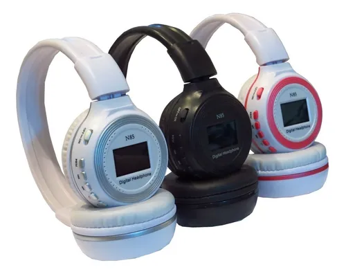 Headphone Sem Fio C Lcd R dio Fm Micro Sd Mp3 Zealot N85