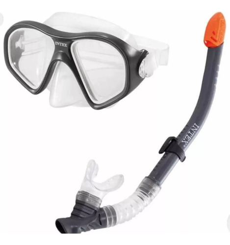 Kit Buceo Visor + Snorkel P/ Adulto Original Intex 55648