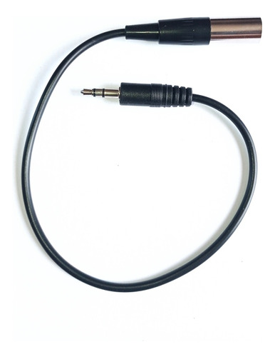 Cable Adaptador De Audio Y Video Macho Xlr Y Mini Plug 3.5