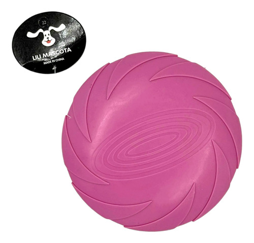 Juguete Frisbee Disco De Goma Diversión Para Perro Mascota