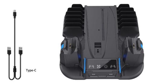 Estação Resfriamento Para Ps5 Slim Stand Carregamento Contro