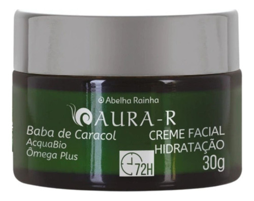 Creme Facial Hidratação 72h Baba Caracol Aurar Abelha Rainha