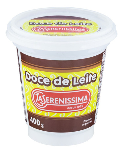Doce De Leite Argentino La Sereníssima 400g (6 Potes)