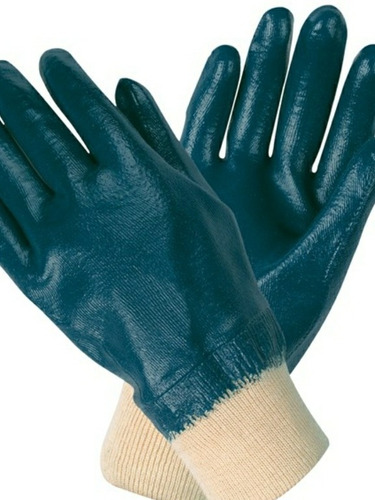 12 Pares De Guantes De Trabajo America De Nitrilo Mcr Safety