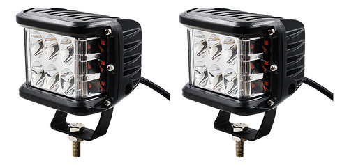 Luz De Trabajo Led De 4 Pulgadas, Parpadeante, 45 W, En Form