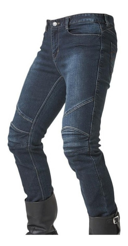 Pantalon Jean Brooklyn Denim Protecciones + Kevlar Md Cts