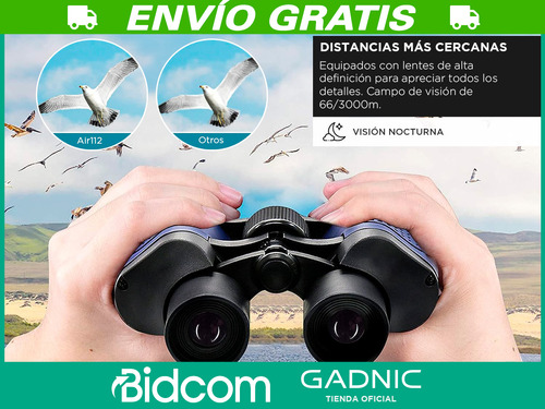 Binocular Gadnic 36×60 Larga Vista Caza Nautica Deportes