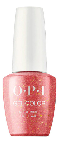 Esmalte De Uñas Semipermanente Opi Gel Color Mexico M87 Mural Mural On The Wall