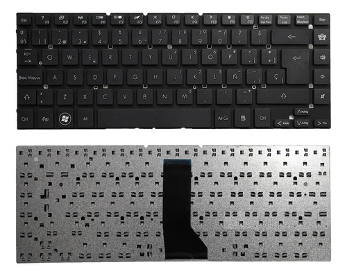 Teclado Gateway Nv47h Ms2317 Ne511-c78p Ns11hr Nv47 Nv47h