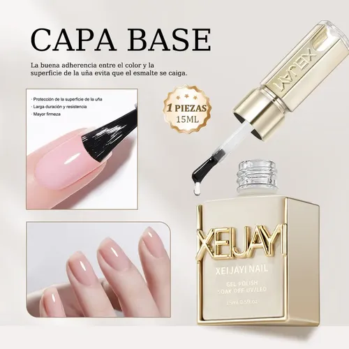 Set De 4 Geles Funcionales Para Uñas Xeijayi Xk204-59 | MercadoLivre