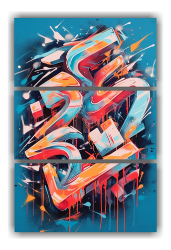 50x75cm Cuadros Decorativos Estilo Graffiti Modernos Abstrac
