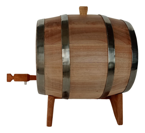 Barrica/ Tonel De Madeira De Carvalho - 3 Litros