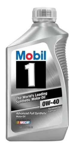 Aceite Mobil 1 0w40 100% Sintético Botella 946ml