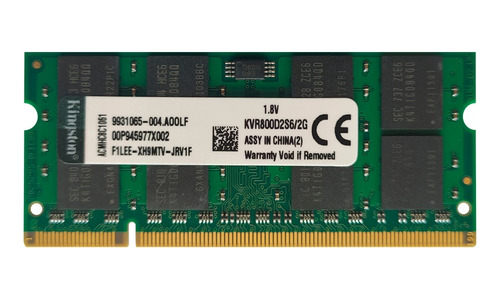Memoria Ram Ddr2 2gb 6400 Cl6 1.8v Laptop