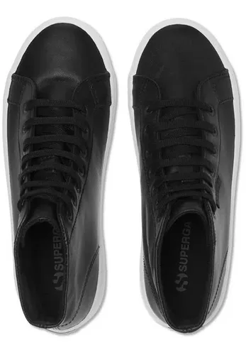 Zapatillas Superga Mujer 2341 Alpina Nappa Original - Negra