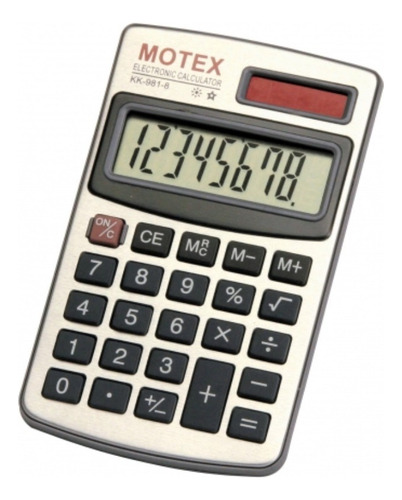 Calculadora De Bolsillo 8 Digitos Electronica Motex Kk-981-8