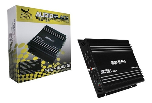 Amplificador Audioblack Ab-100.2 Clase Ab 450w Max 2 Canales