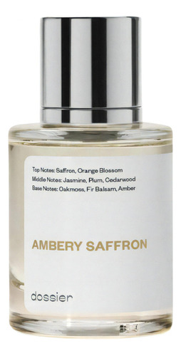 Dossier Ambery Saffron Tradicional Eau de toilette 50 ml