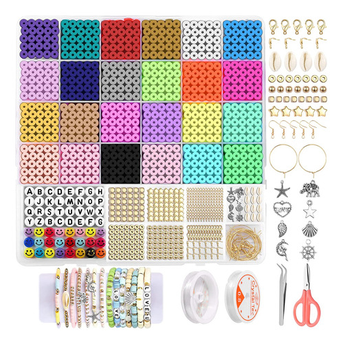 Kit De Cuentas Y Dijes Para Hacer Pulseras 6000piezas