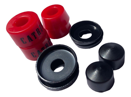 Set Pro Gomas Cazuelas Pivotes Patineta Kit Bushings Skate