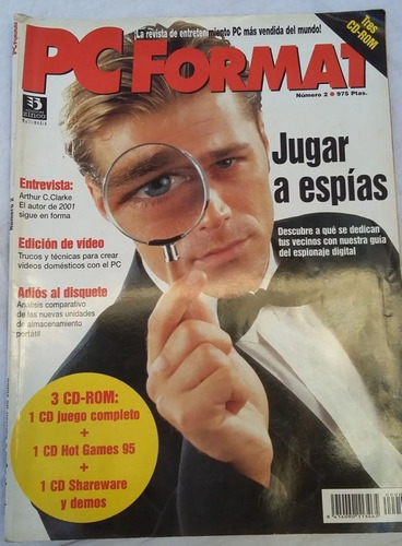 Revista Pc Format Pitt - Arthur Clarke Entrevista- Dic 96