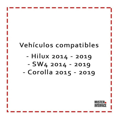 Imagen 3 de 10 de Habilitador Video Movimiento Toyota Hilux Corolla Ft-free-ty