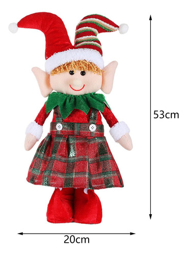 Muñecas De De Juguete De Navidad, Estatuilla De De Chica