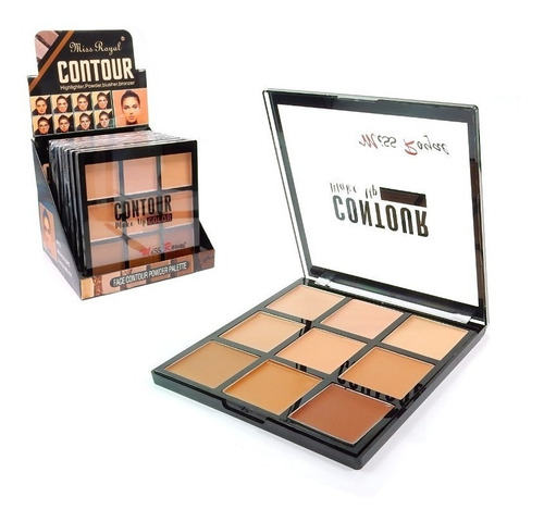 Paleta Correctora Y De Contorno Cremos Make Up Centro Mayori