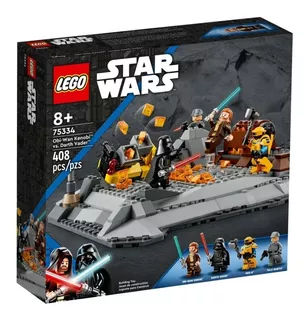 Lego 75334 Obi-wan Kenobi Vs. Darth Vader 408 Pzas Original!