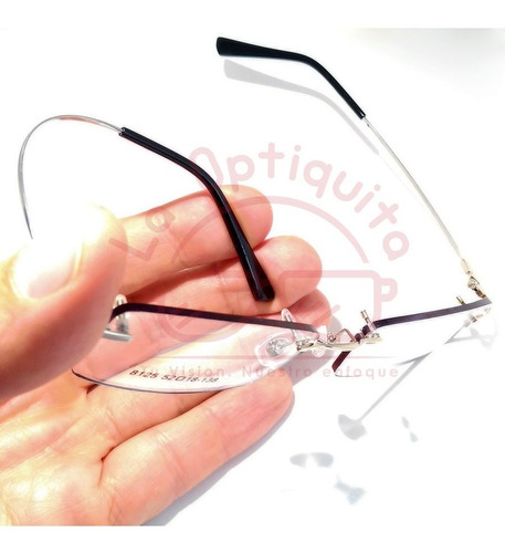 Imagen 4 de 5 de Armazon Lentes Ultraligero 10g Beta Titanio Flexible Memoria Bti-004