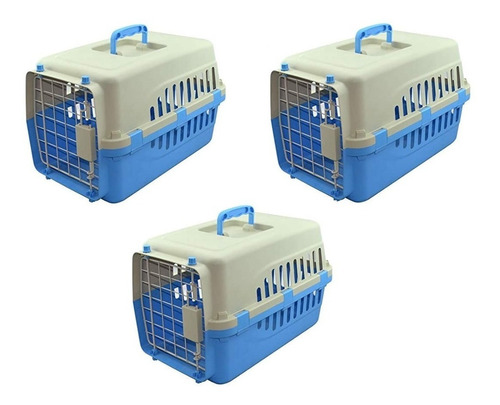 3 Piezas Transportadora Para Perro Y Gato Raza Pequeña 5 Kg