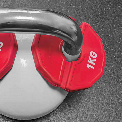 Pesas De Micos De Micro Placa De Gimnasio 1 Kg Rojo