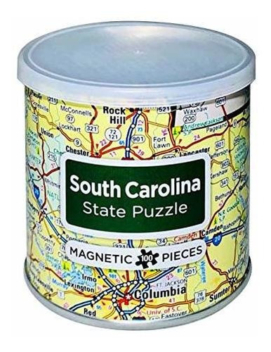Puzzle Magnético De La Ciudad De Carolina Del Sur