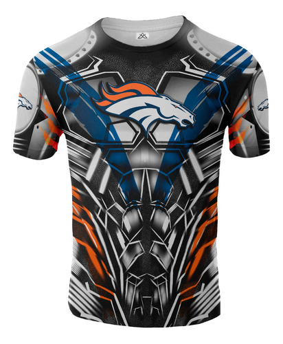 Remera Slim Fit Broncos Denver Nfl Artemix Ax-0079