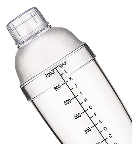 Conjunto De De Vaso Coctelera Acrílico Coctelera Acrílico
