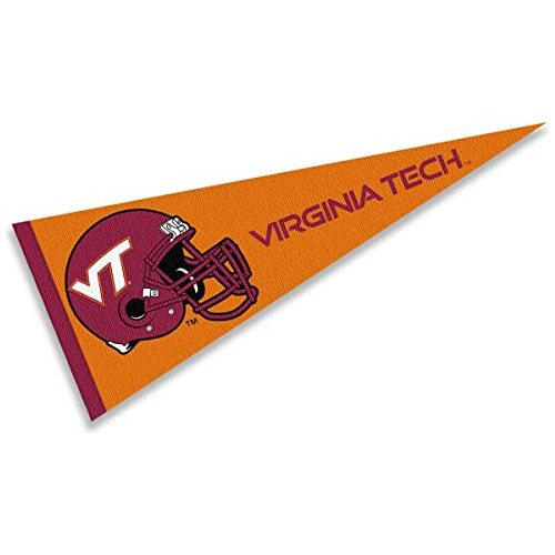 Estandarte Del Casco De Fútbol De Virginia Tech Hokies