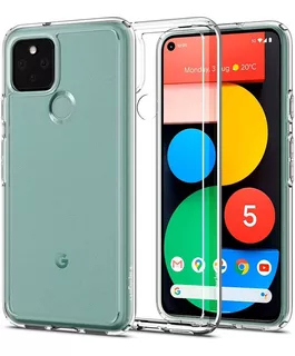 Funda Spigen Ultra Hybrid Para Google Pixel 5 Transparente