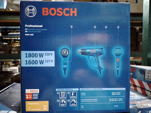 Pistola De Calor 1600w Ghg 180 060194d0g0 Bosch